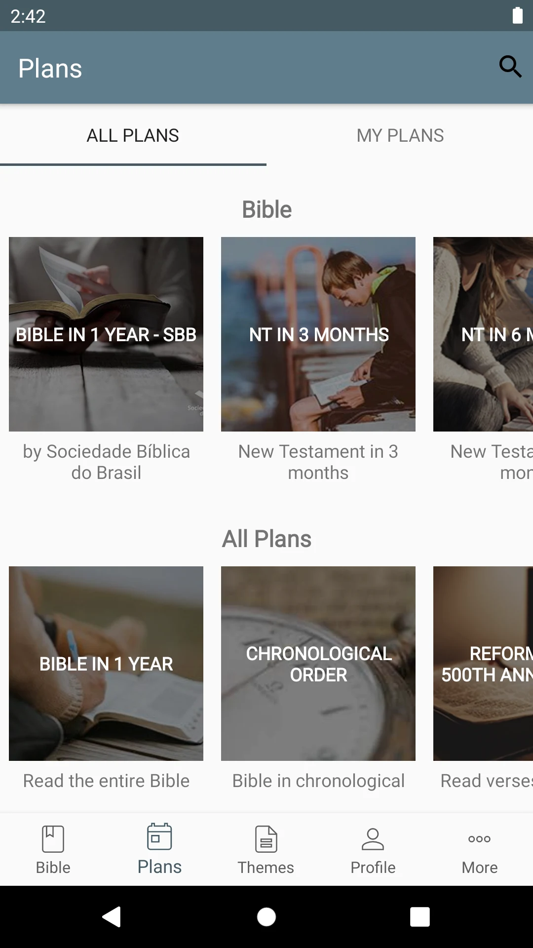 Bible Reina Valera 1909 screenshot