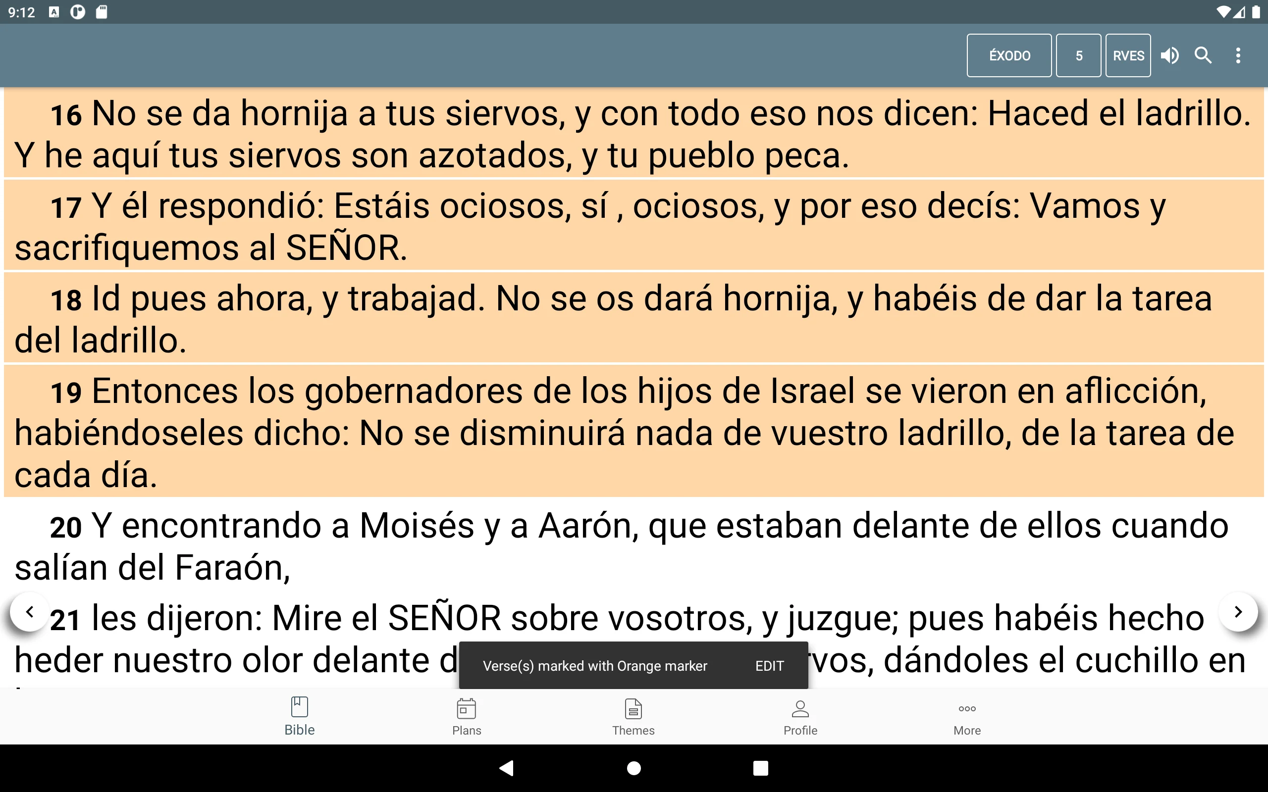 Bible Reina Valera 1909 screenshot