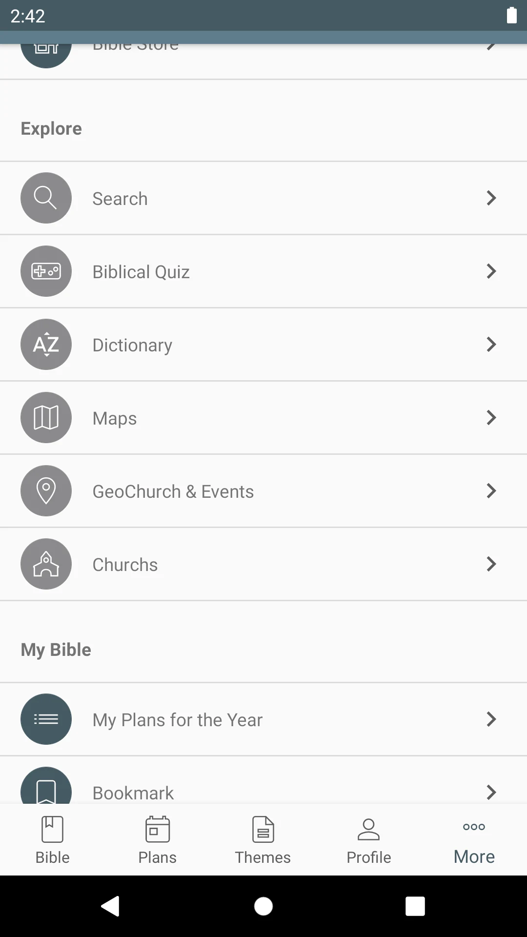Bible Reina Valera 1909 screenshot