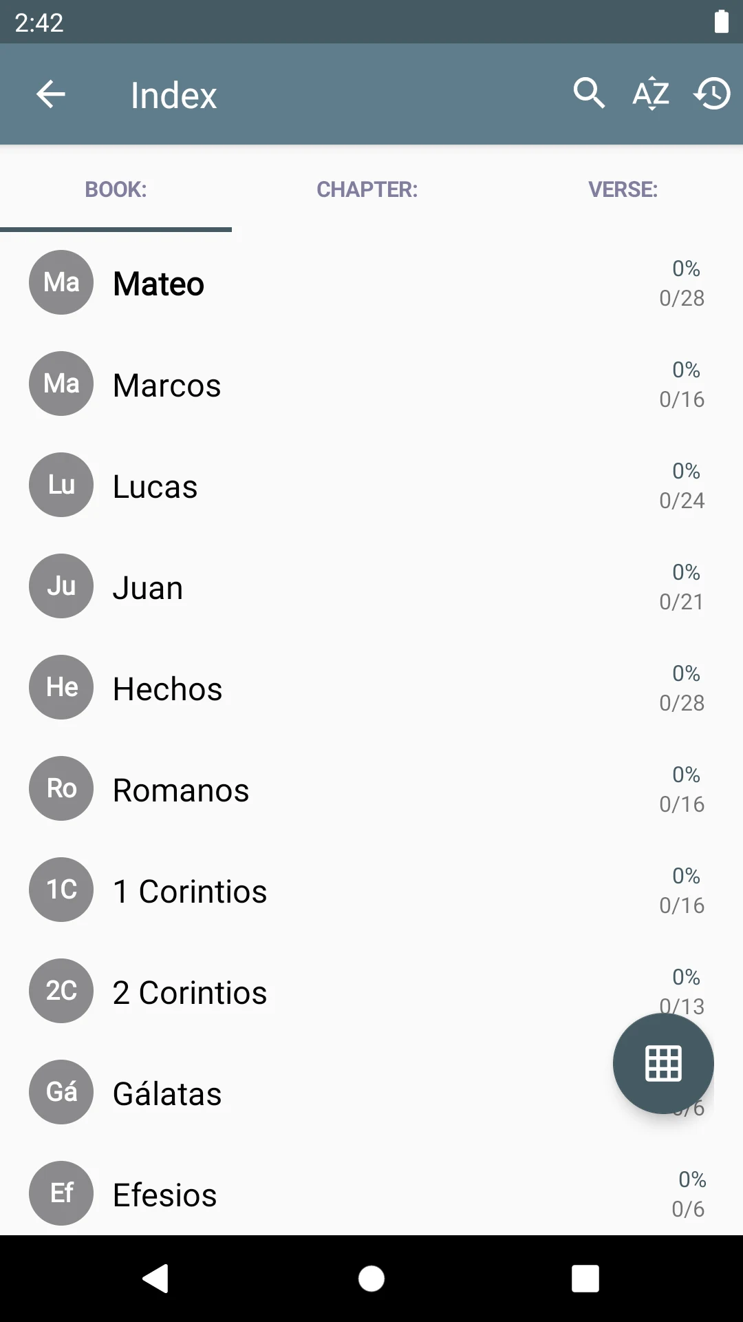 Bible Reina Valera 1909 screenshot