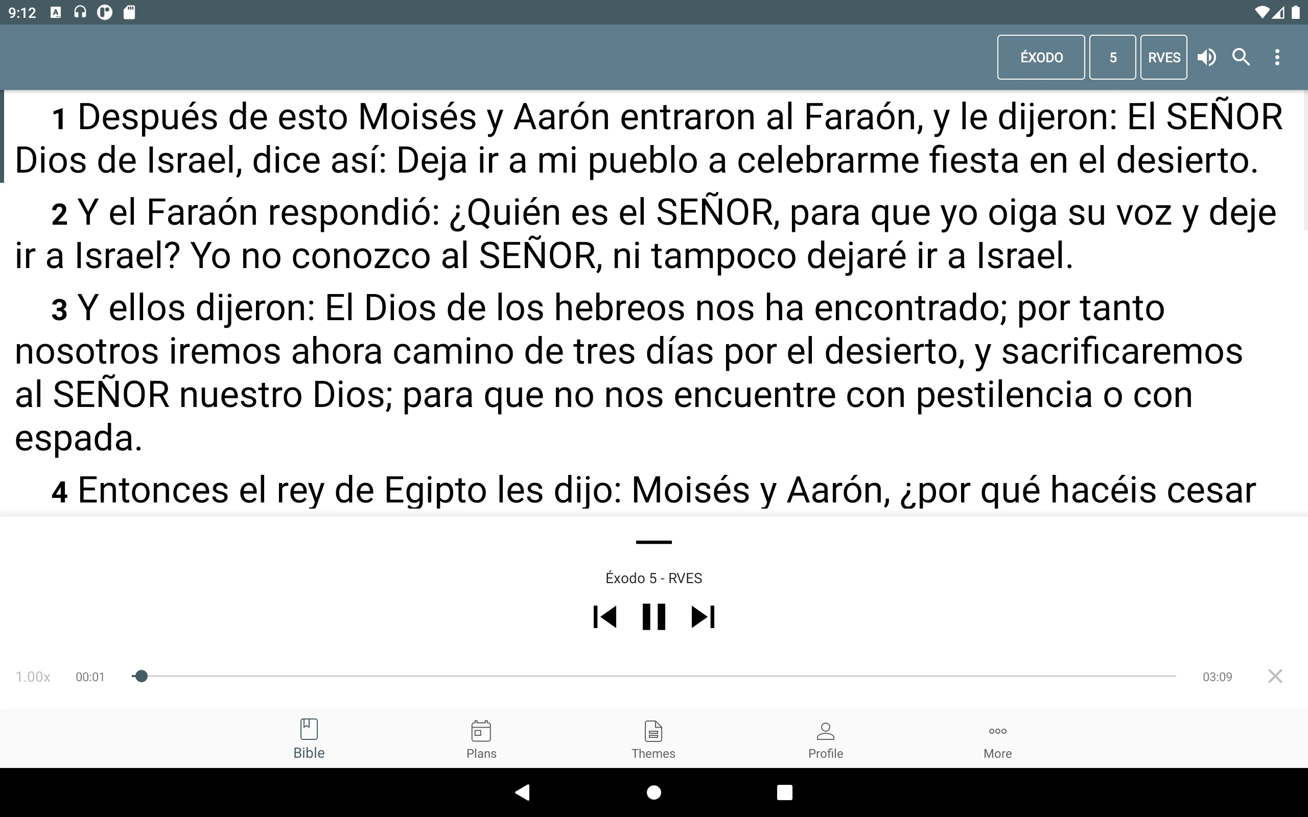 Bible Reina Valera 1909 screenshot