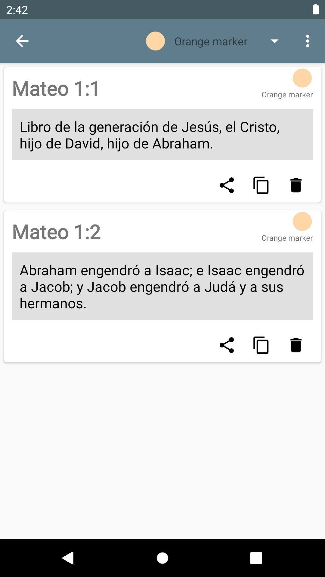 Bible Reina Valera 1909 screenshot